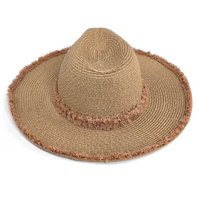 Słomiany kapelusz - Gårda Alicante Fedora (khaki)