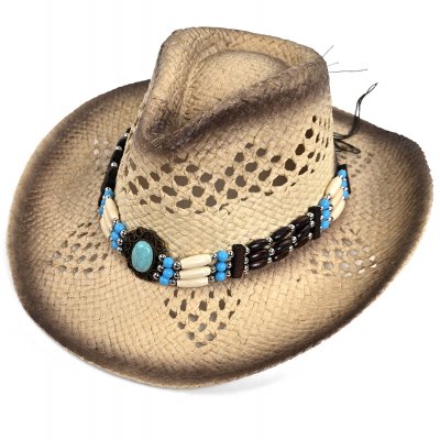 Słomiany kapelusz - Gårda Antibes Western Hat (natura)