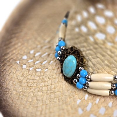 Słomiany kapelusz - Gårda Antibes Western Hat (natura)