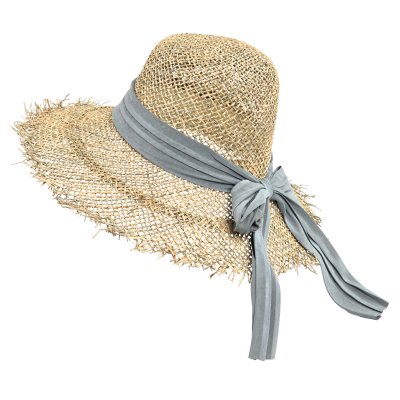 Słomiany kapelusz - Gårda Dubrovnik Sun Hat (naturalny/szary)
