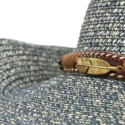 Słomiany kapelusz - Gårda Marseille Western Hat (niebieski)