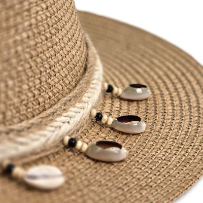 Słomiany kapelusz - Gårda Nerja Fedora (khaki)