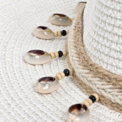 Słomiany kapelusz - Gårda Nerja Fedora (biały)