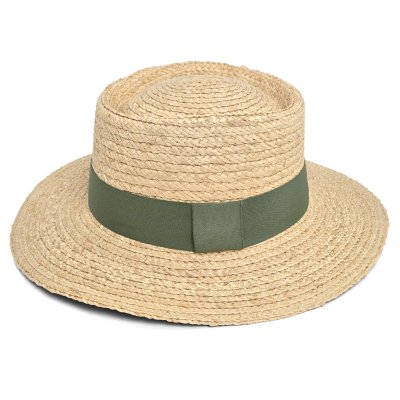 Słomiany kapelusz - Gårda Palma Gambler (natura/zieloność)