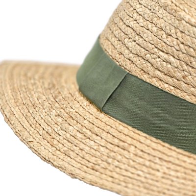 Słomiany kapelusz - Gårda Palma Gambler (natura/zieloność)