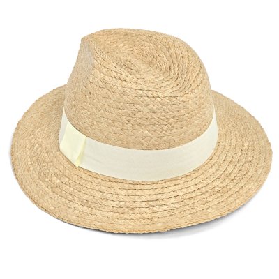 Słomiany kapelusz - Gårda Positano Fedora (naturalny/beżowy)
