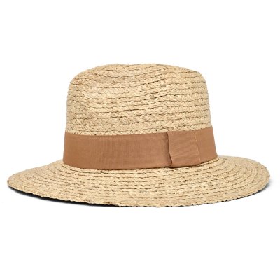 Słomiany kapelusz - Gårda Positano Fedora (naturalny/khaki)