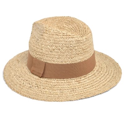 Słomiany kapelusz - Gårda Positano Fedora (naturalny/khaki)