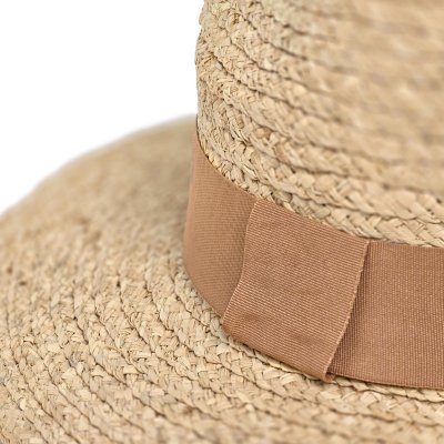 Słomiany kapelusz - Gårda Positano Fedora (naturalny/khaki)