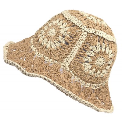 Słomiany kapelusz - Gårda Rhodes Bucket hat (khaki)