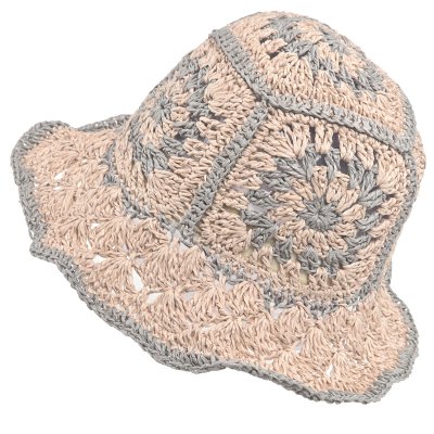 Słomiany kapelusz - Gårda Rhodes Bucket hat (różowy)