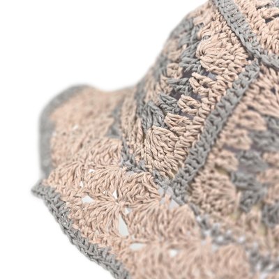 Słomiany kapelusz - Gårda Rhodes Bucket hat (różowy)