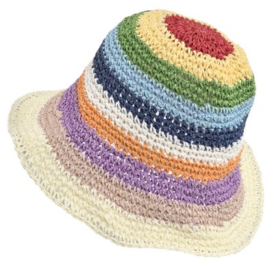 Słomiany kapelusz - Gårda Sorrento Bucket hat (jasny multi)