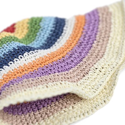 Słomiany kapelusz - Gårda Sorrento Bucket hat (jasny multi)