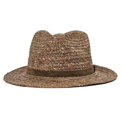 Słomiany kapelusz - Gårda Tenerife Raffia Fedora (naturalny/brązowy)