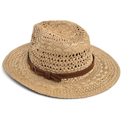 Słomiany kapelusz - Gårda Toulon Fedora (khaki)