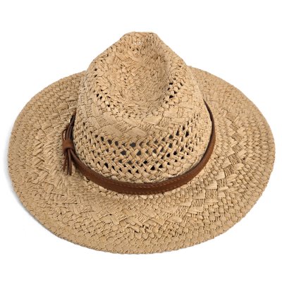 Słomiany kapelusz - Gårda Toulon Fedora (khaki)