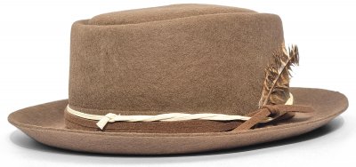 Kapelusze - Gårda Corby Pork Pie (jasnobrązowy)