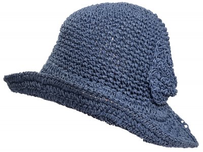 Słomiany kapelusz - Gårda Serafina (niebieski)