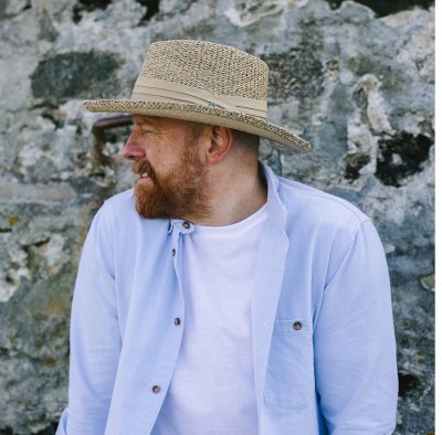 Kapelusze - Jaxon Pebble Beach Gambler Hat (naturalny)