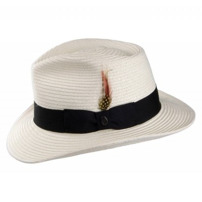 Kapelusze - Summer C-Crown Fedora (biały)