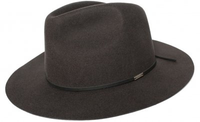 Kapelusze - Brixton Wesley Packable Fedora (czarny)