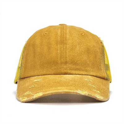 Czapka - Gårda Washed Trucker (żółty)