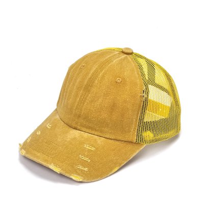 Czapka - Gårda Washed Trucker (żółty)